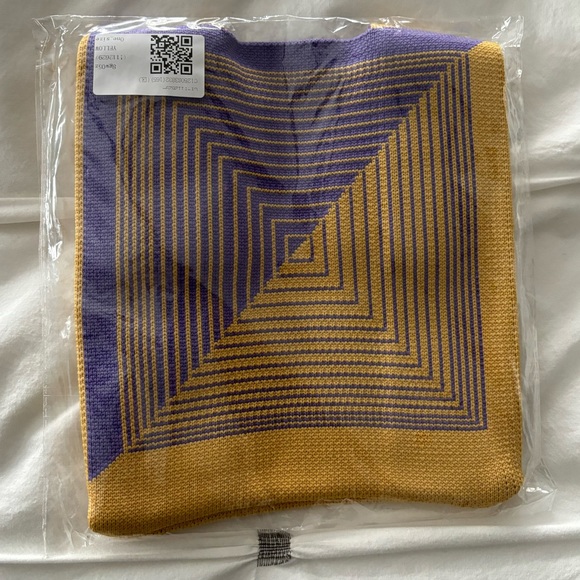 Mustard/Purple Mini Tote - Picture 1 of 2